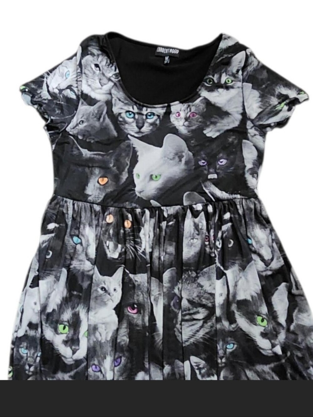 Current Mood Cat Babydoll Dress Size M